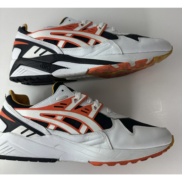 Asics Tiger GEL-Kayano Trainer White Black Orange Shoes Training Men's Size 11.5 - Picture 9 of 13